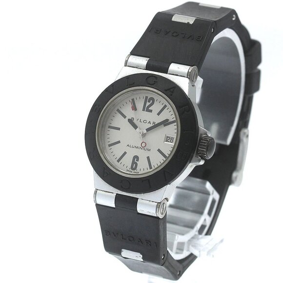 BVLGARI aluminum AL29TA Date black Dial Quartz Ladies Watch_878397 - Picture 2 of 6